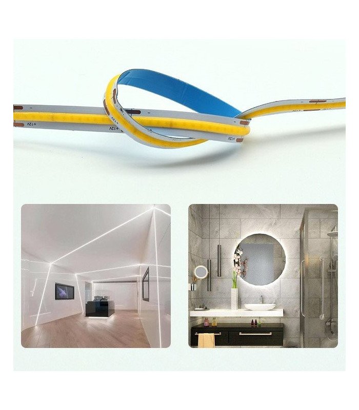 CINTA LED COB 5M BLANCO 6500K