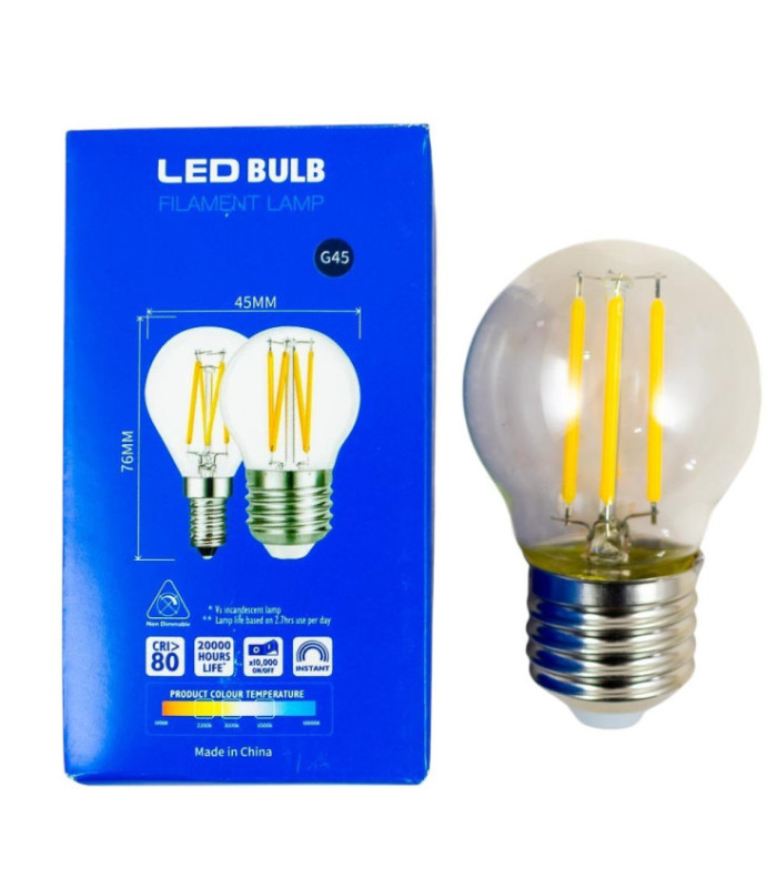 FOCO VINTAGE 4W CALIDO