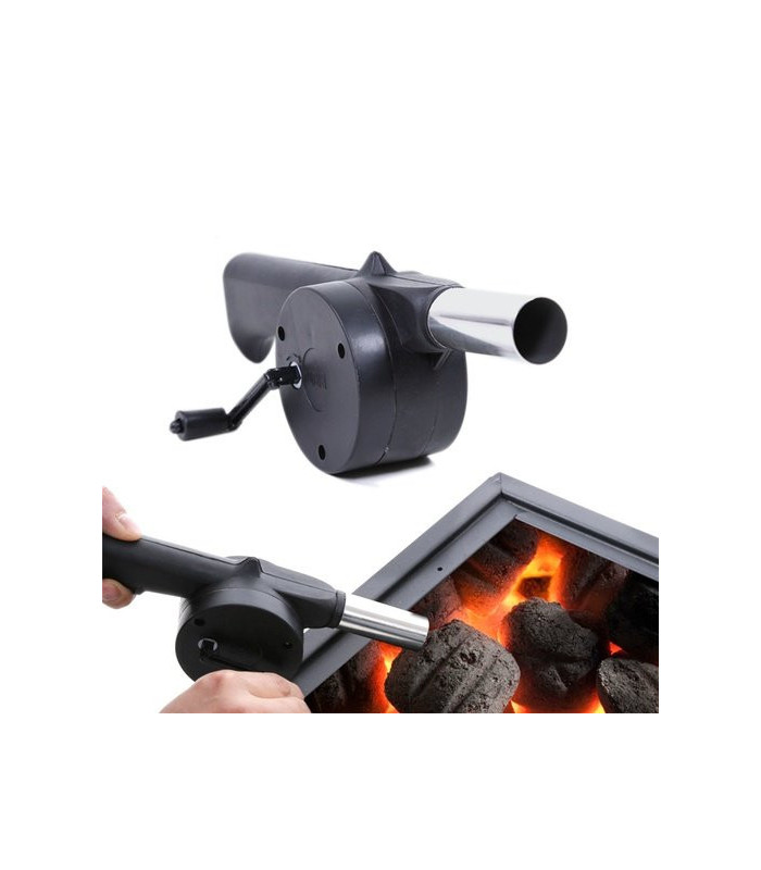 Ventilador manual para encendido de carbon