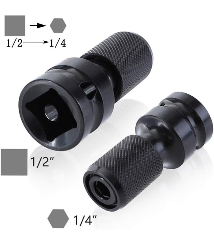 Adaptador de impacto 1/2 a 1/4
