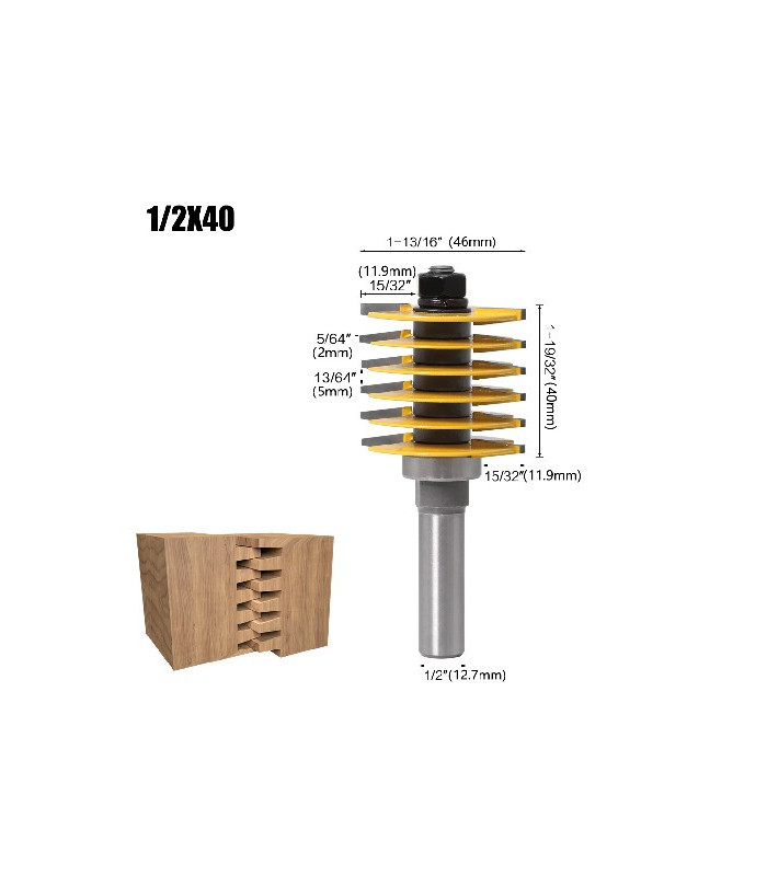 Fresa union para ensamble v1/2