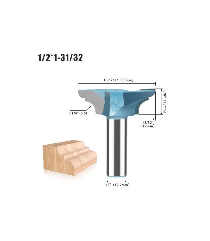 Fresa para moldura v1/2 50mm