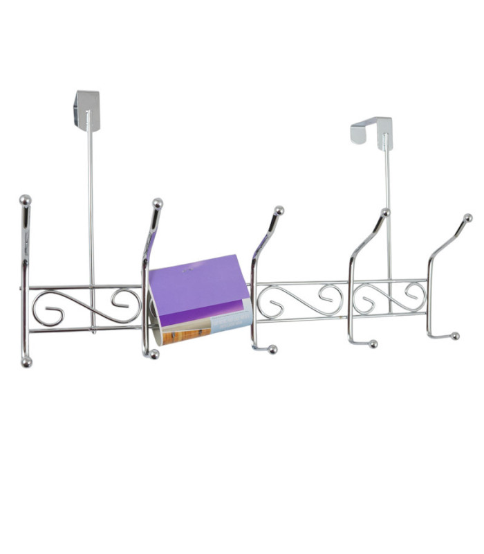 GANCHO PLATEADO 38.5CM 5CABEZA