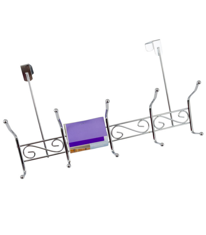 GANCHO PLATEADO 38.5CM 5CABEZA