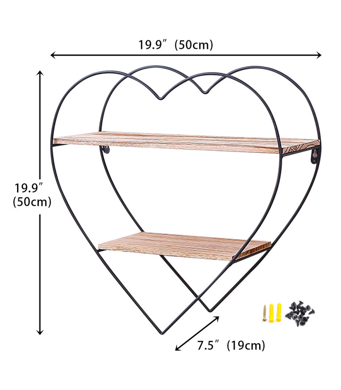 JUEGO DE REPISA CORAZON