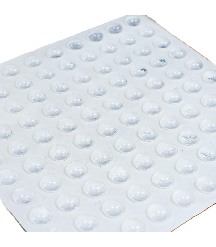 Tope de silicona autoadhesivo 8x3mm 100pc