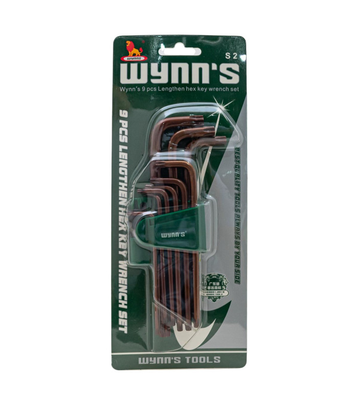 Juego de llaves estrella 9pc WYNNS