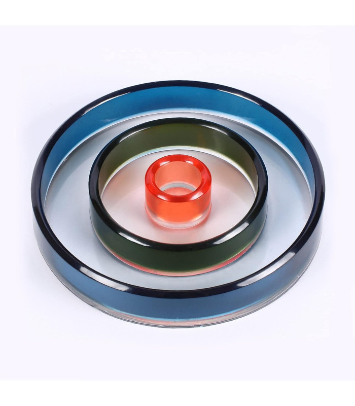 Molde de silicona circular porta vela 150mm