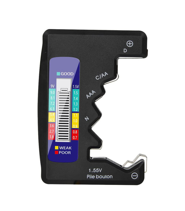 Tester digital para pilas 1.55v