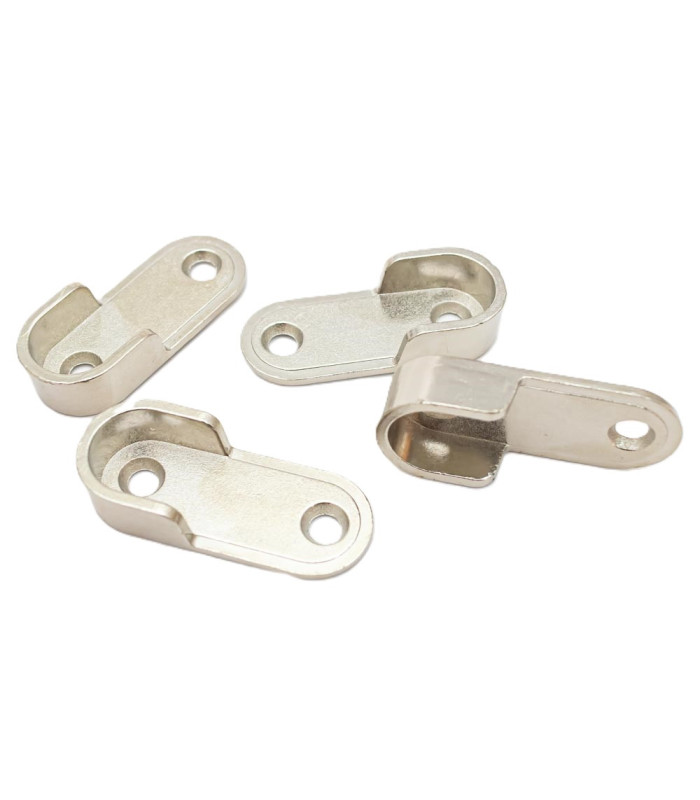 Soporte lateral para caño ovalado 1pc