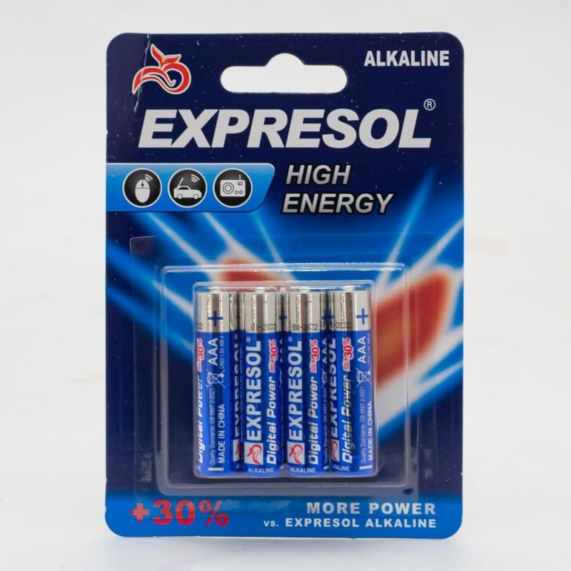 Pila 3A alcaline 4pc EXPRESOL