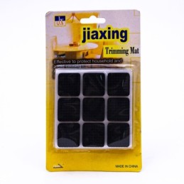 Goma para pata de muebles cuadrado 18pc