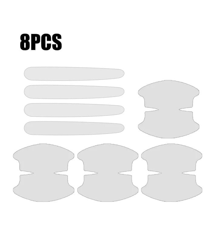 Adhesivo protector 8pc para manija de auto