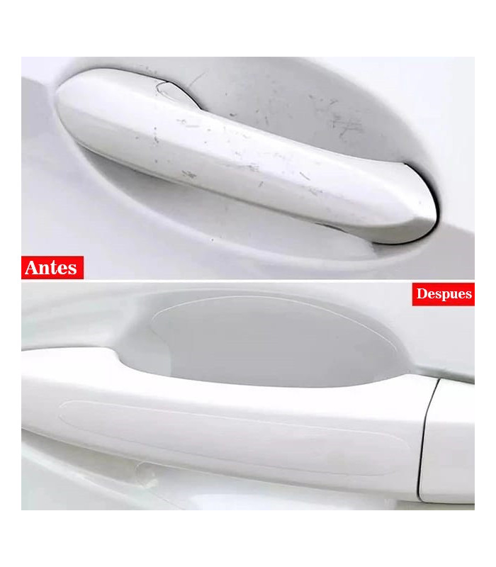Adhesivo protector 8pc para manija de auto