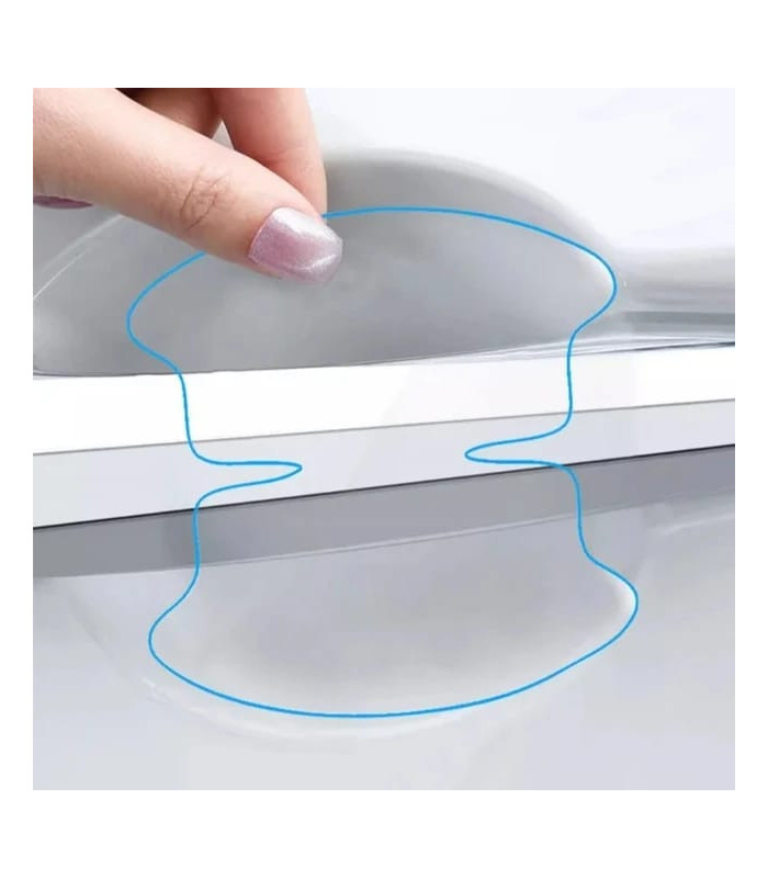Adhesivo protector 8pc para manija de auto