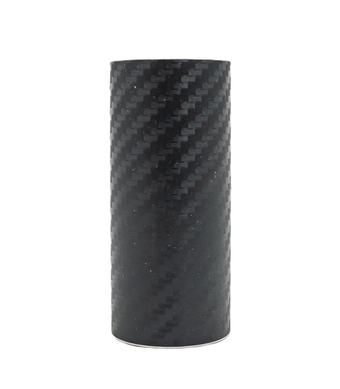 Adhesivo fibra de carbono negro 7cm