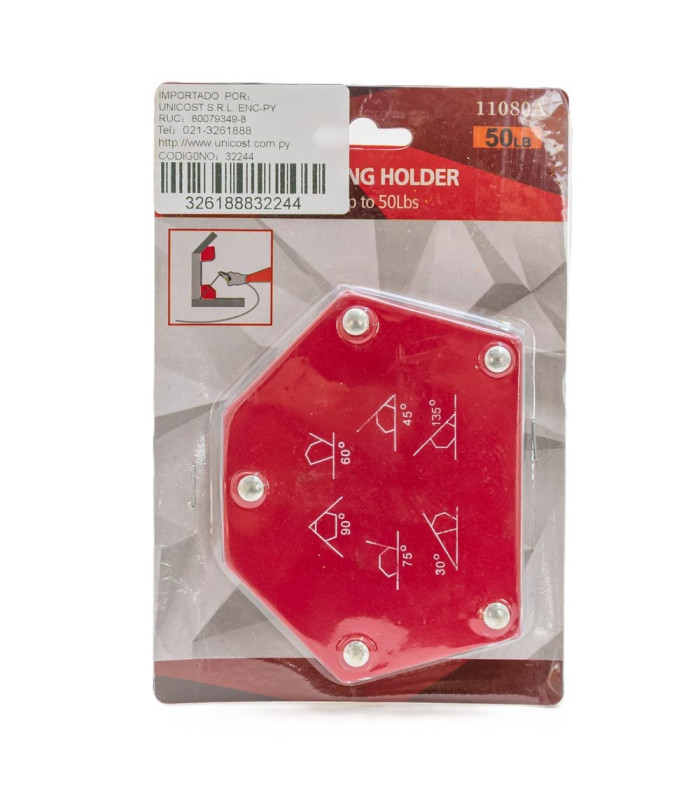 Escuadra magnetica multiangulos 50lbs