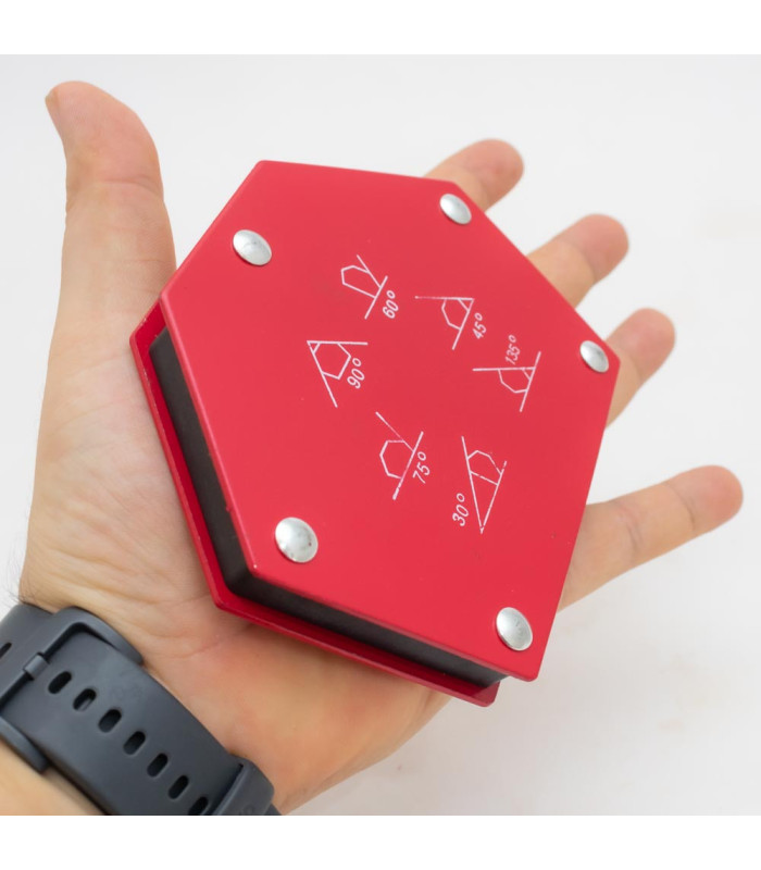 Escuadra magnetica multiangulos 50lbs