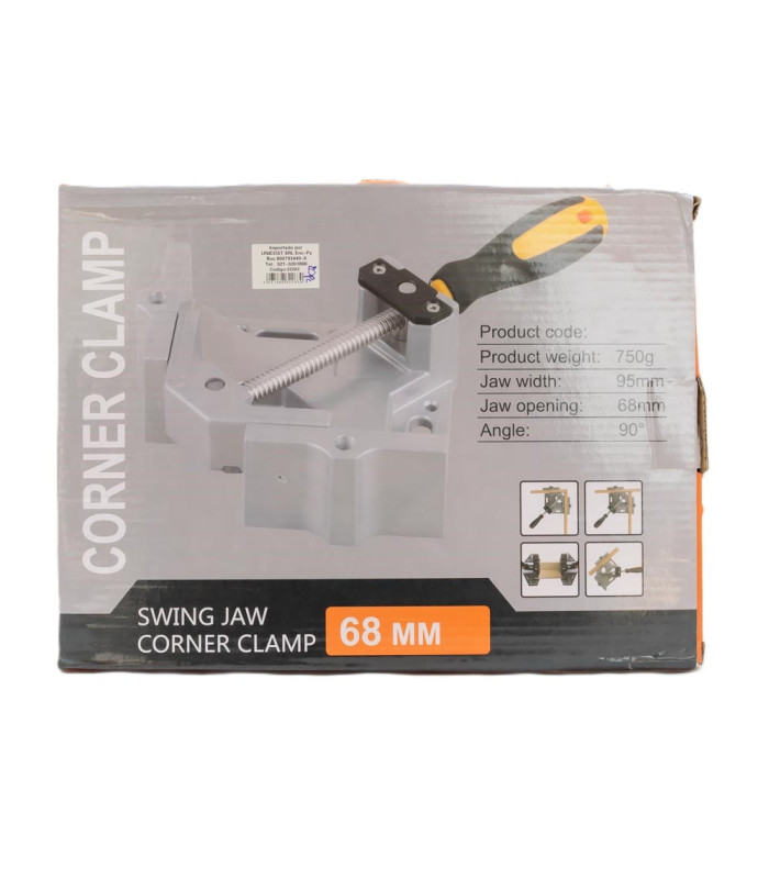 Prensa escuadra de esquina 68mm