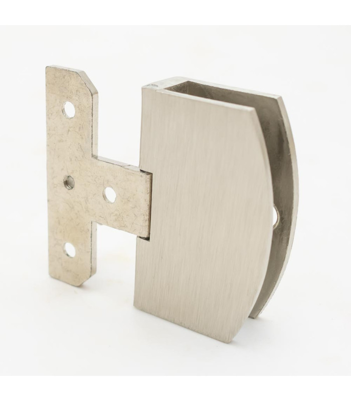 Bisagra inoxidable para vidrio 5-10mm 1par