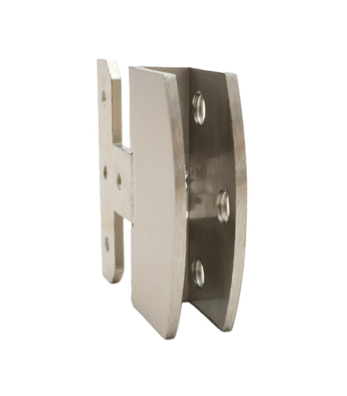 Bisagra inoxidable para vidrio 5-10mm 1par
