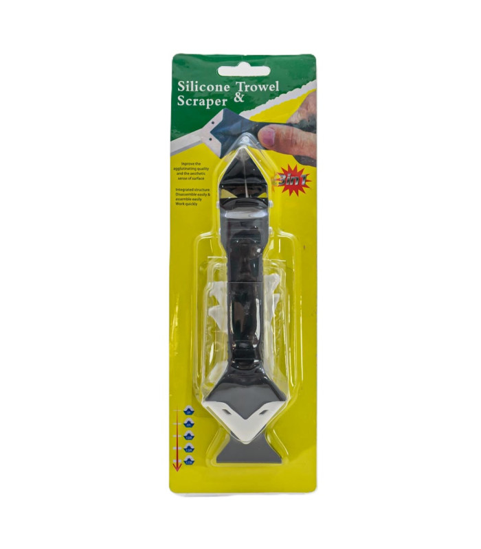 Raspador de silicona multiangulo
