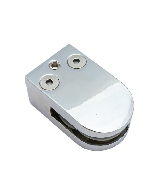 Soporte clip para vidrio 23x32x52mm