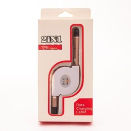 Cable USB para celular 2en1