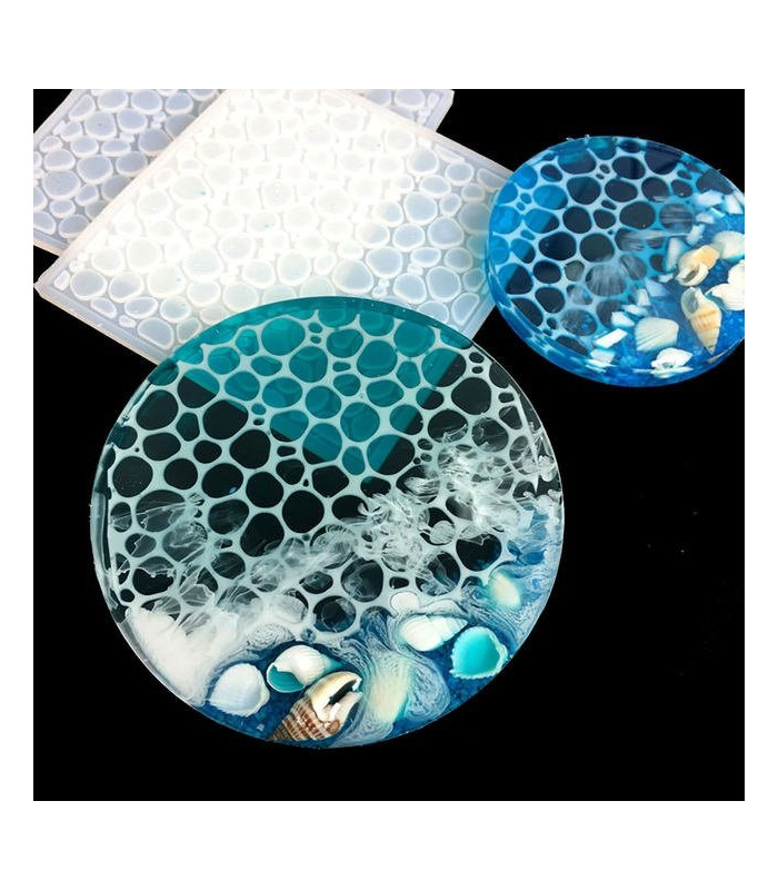 Molde de silicona bandeja ocean 83x83mm