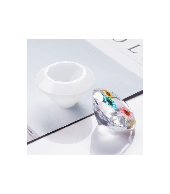 Molde de silicona diamanre 3D 28mm