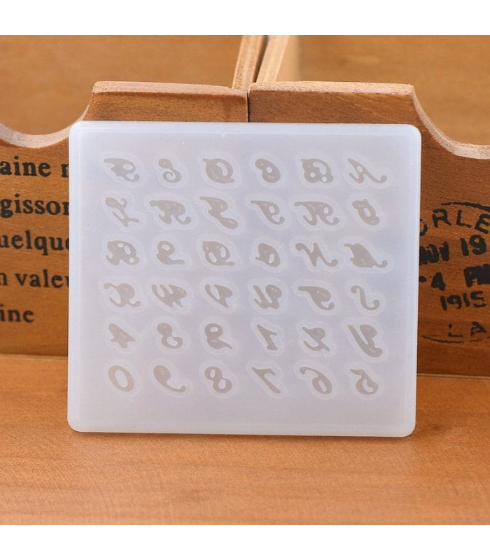 Molde de silicona ABC aritos 9x8cm