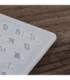 Molde de silicona ABC aritos 9x8cm