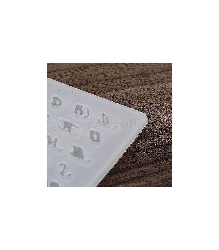 Molde de silicona ABC aritos 9x8cm