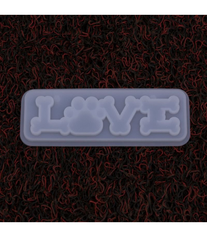 Molde de silicona LOVE patita 145x53x10mm