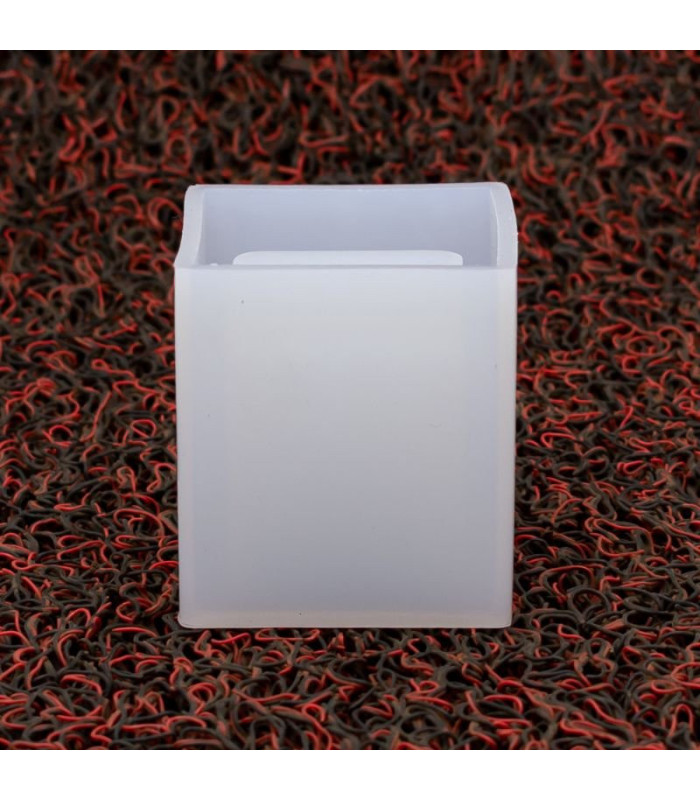 Molde de silicona pote cuadrado 6x5cm