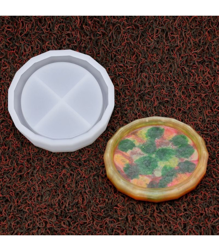 Molde de silicona circular diamante 127x127x22mm