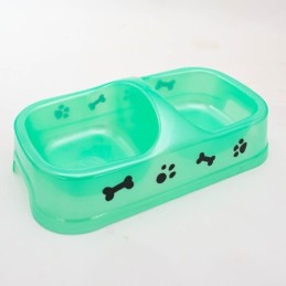 Plato doble para mascota 24cm