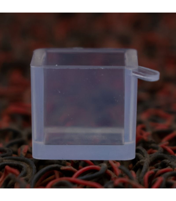 Molde de silicona cubo transparente 15x15mm