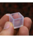 Molde de silicona cubo transparente 15x15mm