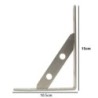 Soporte angulo INOXIDABLE 2pc 15x10cm