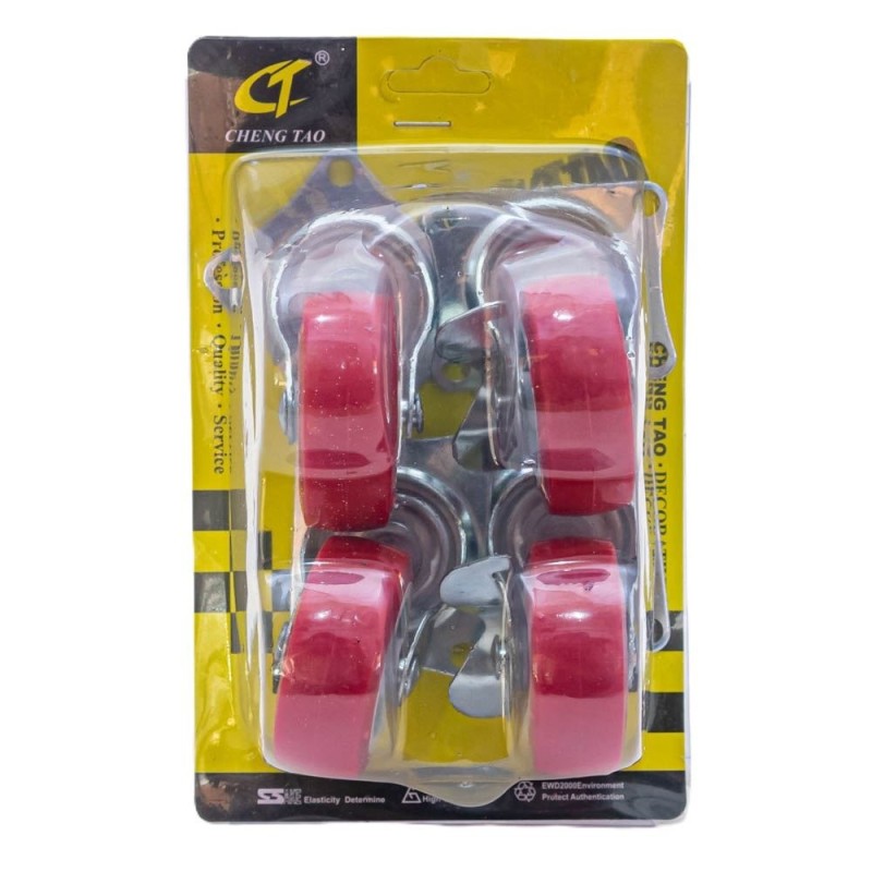 Rueda 4pc 6cm CHENG TAO