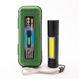 Mini linterna led con estuche