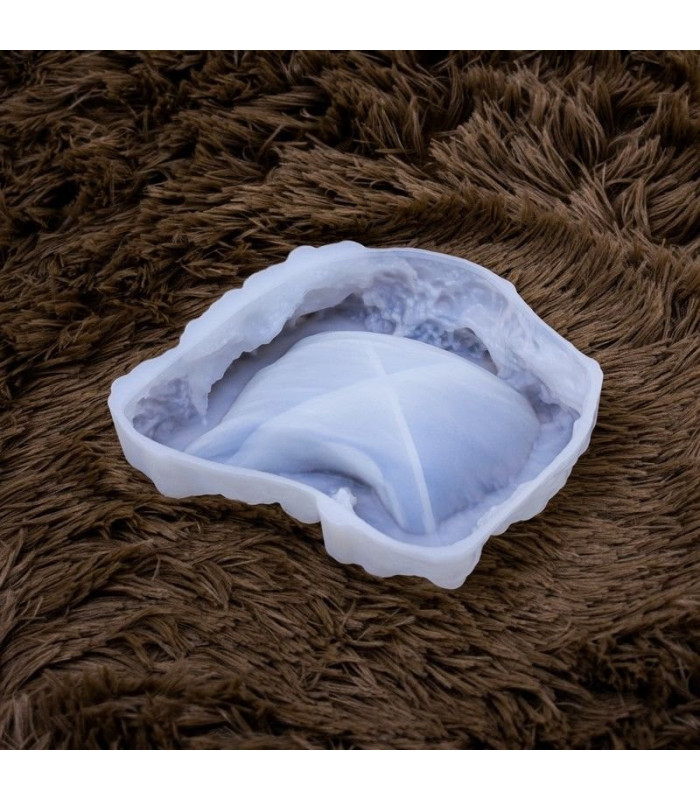 Molde de silicona diseño piedra 18x15x4cm
