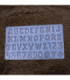 Molde de silicona abc grafity 25.5x15cm