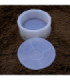 Molde de silicona alhajero circular con tapa 16cm