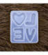 Molde de silicona love 5.9x5.1cm