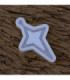 Molde de silicona estrella 4cm