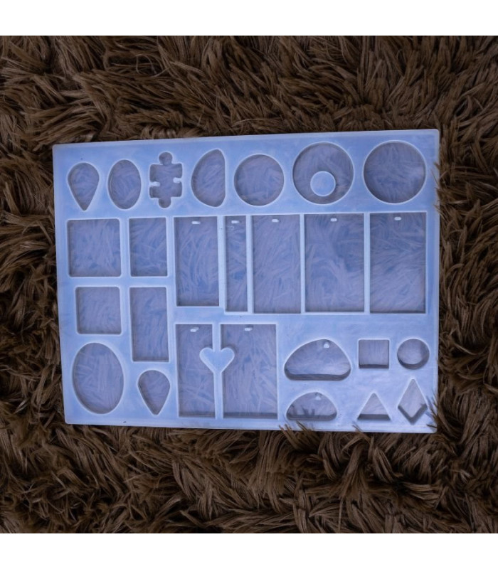 Molde de silicona colgantes y formas 210x160mm