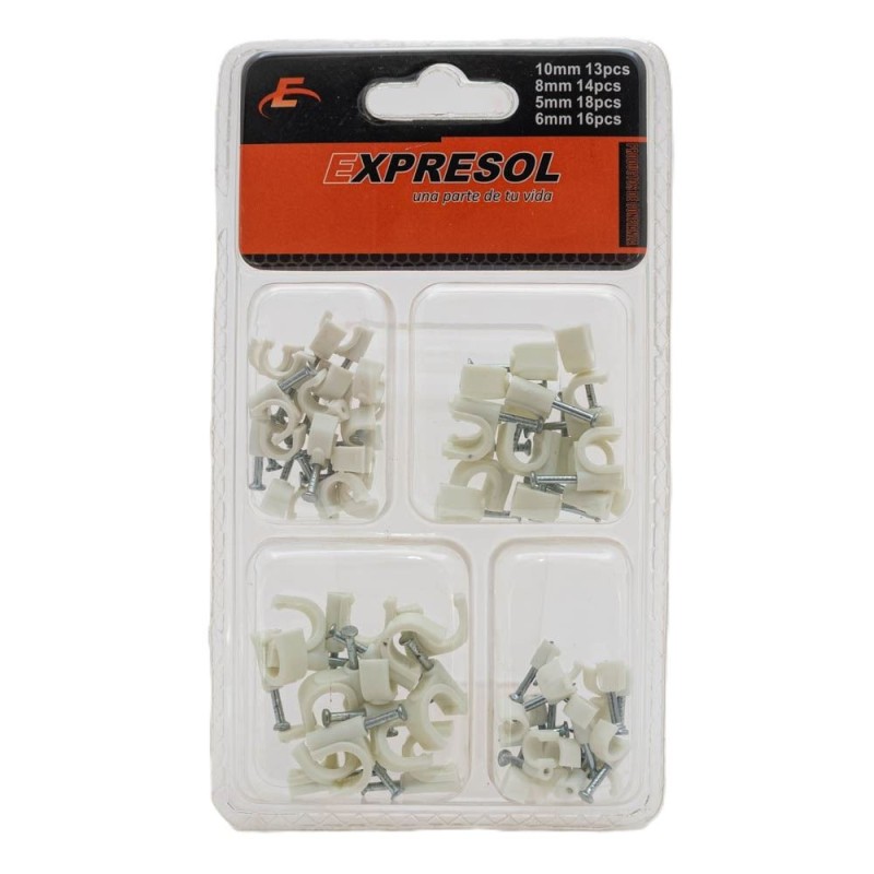Paquete de soporte para cables 4 tamaños