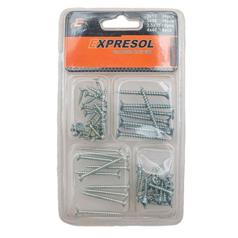 Paquete de tornillo 4 tamaños EXPRESOL